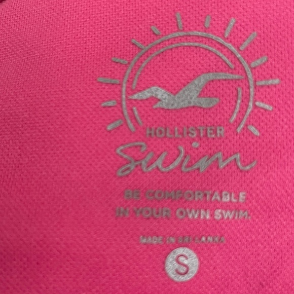 Hollister pink and orange hibiscus bikini tie bottom size S - Picture 4 of 4